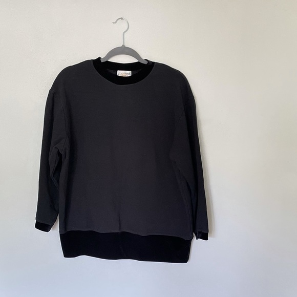 Vintage Gantos Velvet Trim Oversized Sweatshirt - Picture 4 of 11